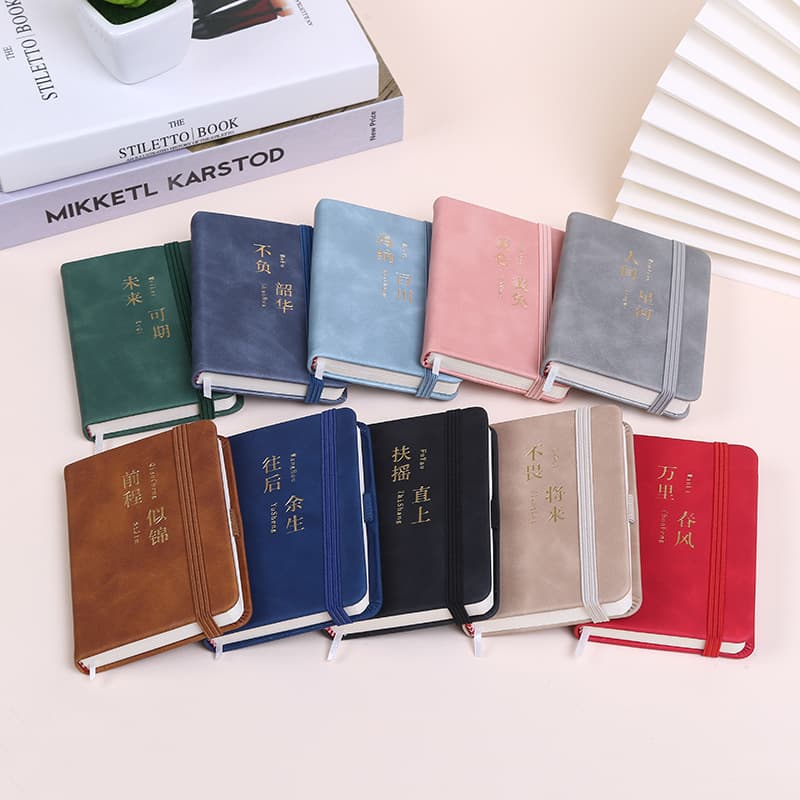 A7 Mini Notebook Custom Memo Pad Pocket Size Simple Student Word Notebook Journal