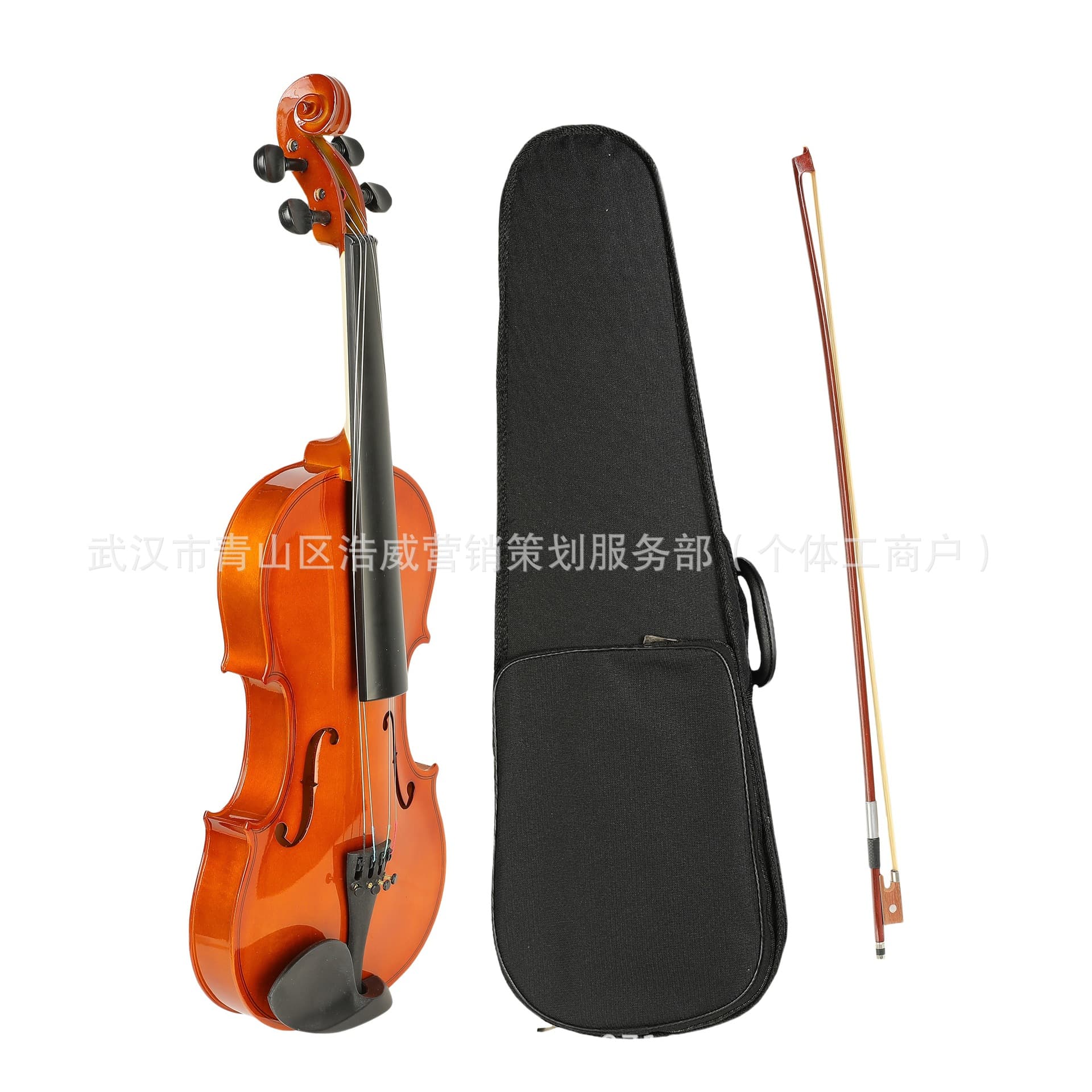 Cross-border Solid Wood Violin Wooden Pegbox Practice Entry Level Grade Exam with Special Case Factory Direct