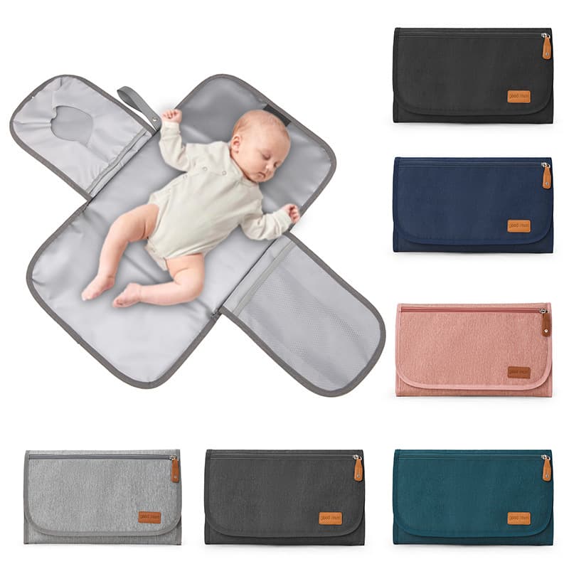 Manufacturer supplies mommy outdoor foldable baby portable changing diaper pad travel storage diaper bag