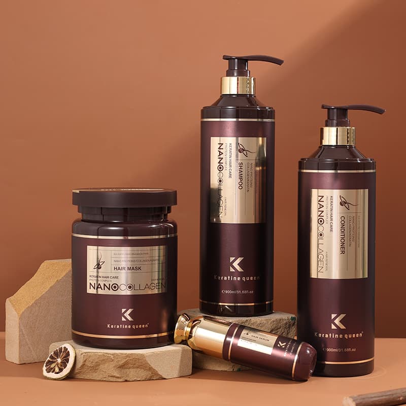 Cross-Border Exclusive Supply of Keratin Shampoo, Protein Care Shampoo, Salon Peptide Protein Conditioner Wholesale