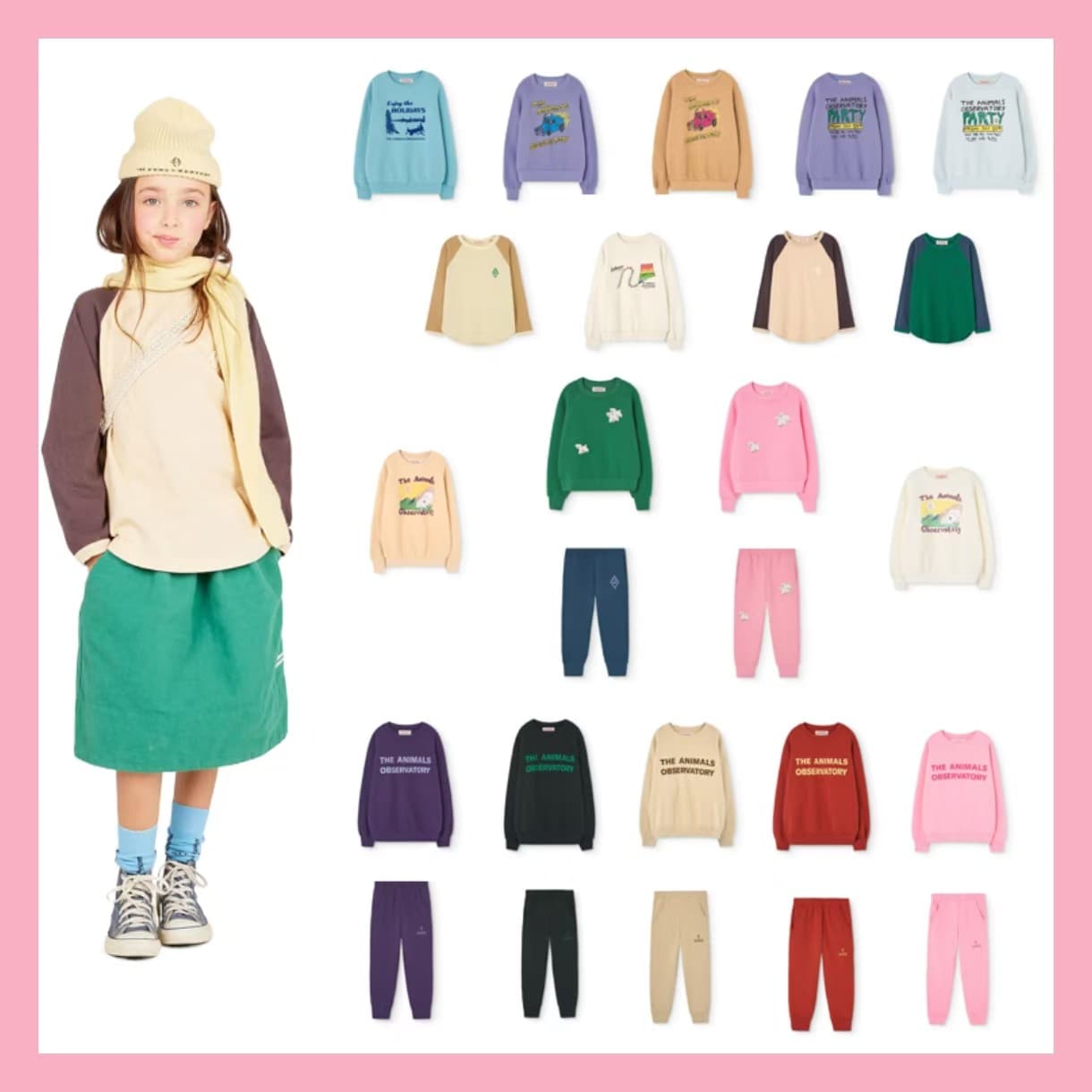 24TAO Autumn/Winter Children's Long-Sleeve T-Shirt Boys' Fleece Sweatshirt and Pants Set Girls' Base Layer [In Stock]