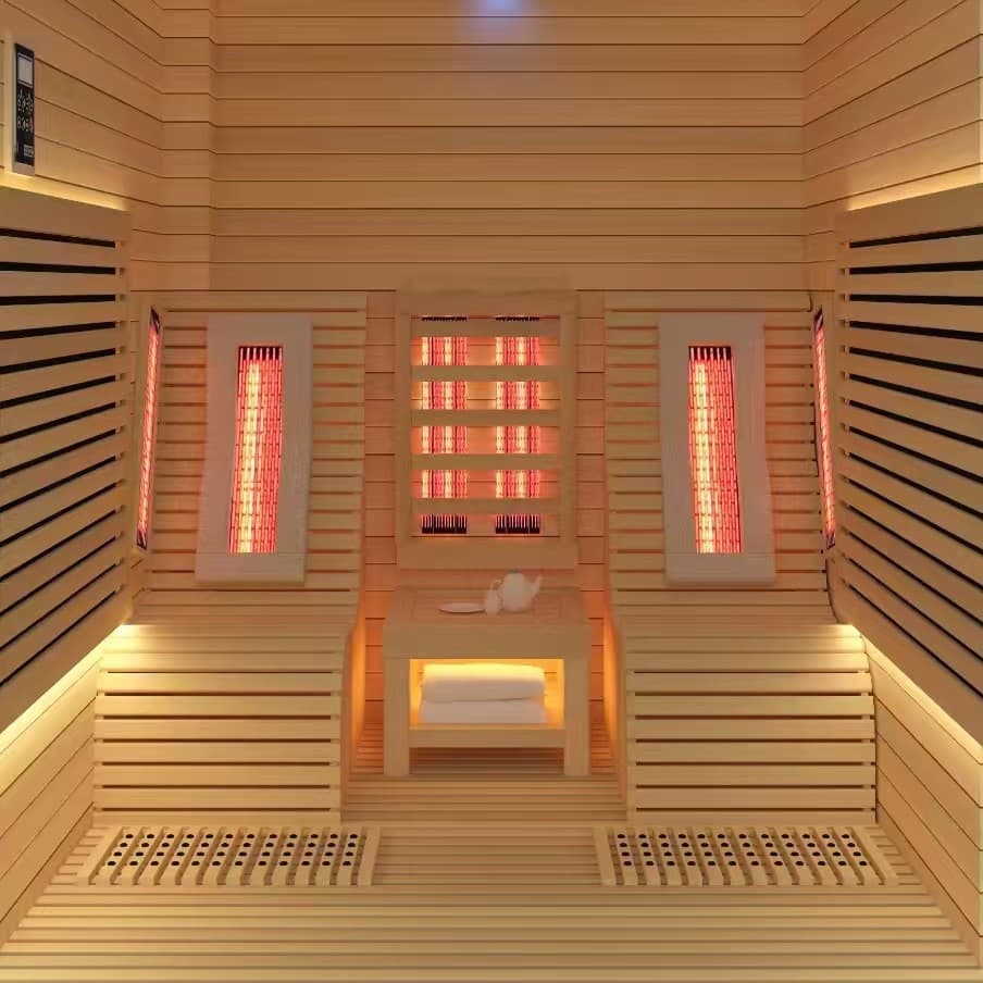 Cross-border far-infrared home sauna, sweating light wave villa bath sauna source factory wholesale and customization