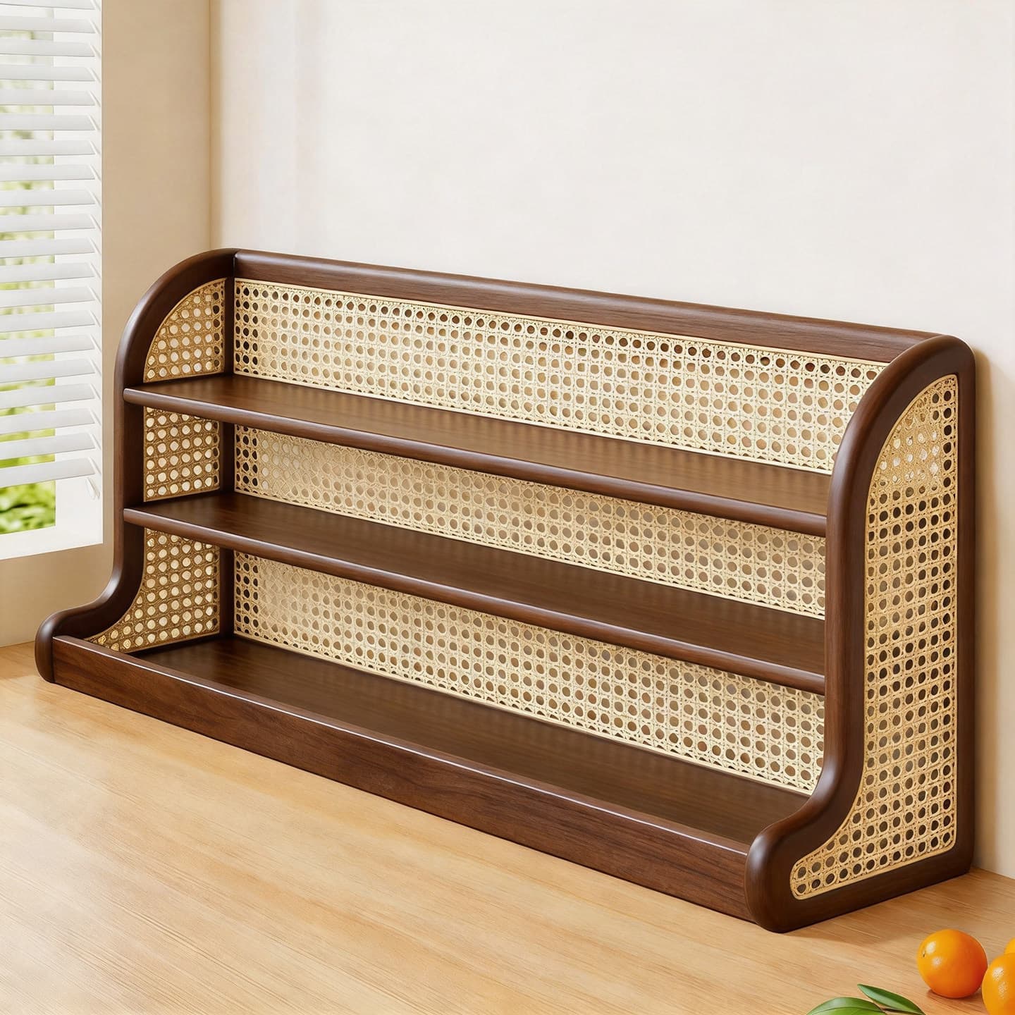 Simple Multi-Layer Storage Shelf, Small Floor-Standing Organizer for Tea, Living Room, Kitchen, Bathroom
