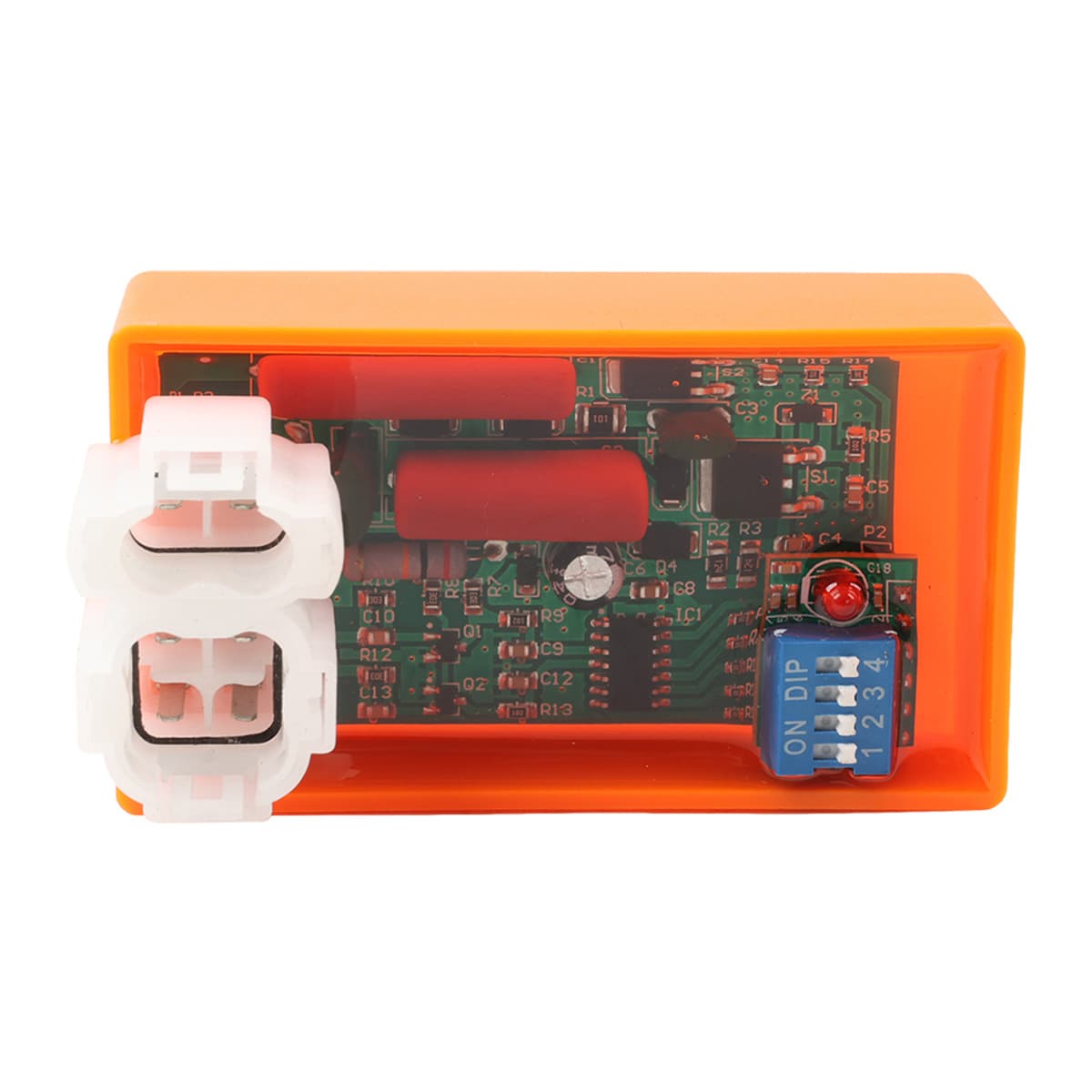 Motorcycle Igniter GY6 125 GY200 with DIP Switch 6-Pin DC/AC CDI