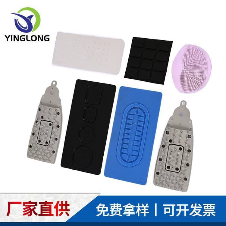 Vulcanized Silicone Pad Molded Silicone Protective Cover in Various Shapes Custom Silicone Sealing Ring Foot Pad