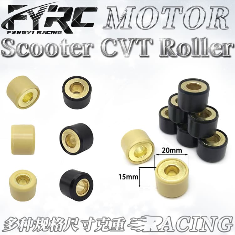 Sym Motorcycle XS150T-9/MA1 Drive Pulley Rollers, Clutch, Drive Face Sliders, Variator Rollers