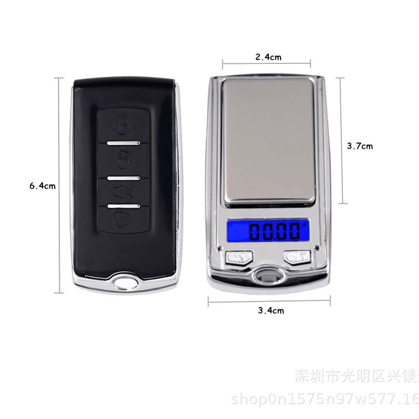 Wholesale small pocket electronic scales, 0.01G high-precision mini electronic scales, jewelry scales, car key scales.