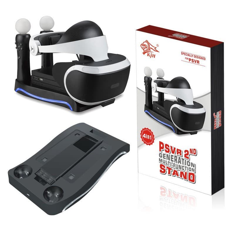 Compatible with PSVR2 All-in-One Controller Charging Stand, VR Game Controller Charger Dock Base Accessories