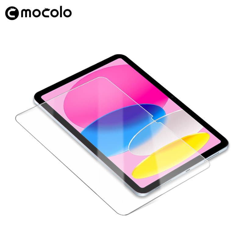 Mukailong Apple iPad 10 Tablet Tempered Glass Film HD Transparent iPad 10.9 Tempered Glass Film Scratch Resistant Compatible 2022
