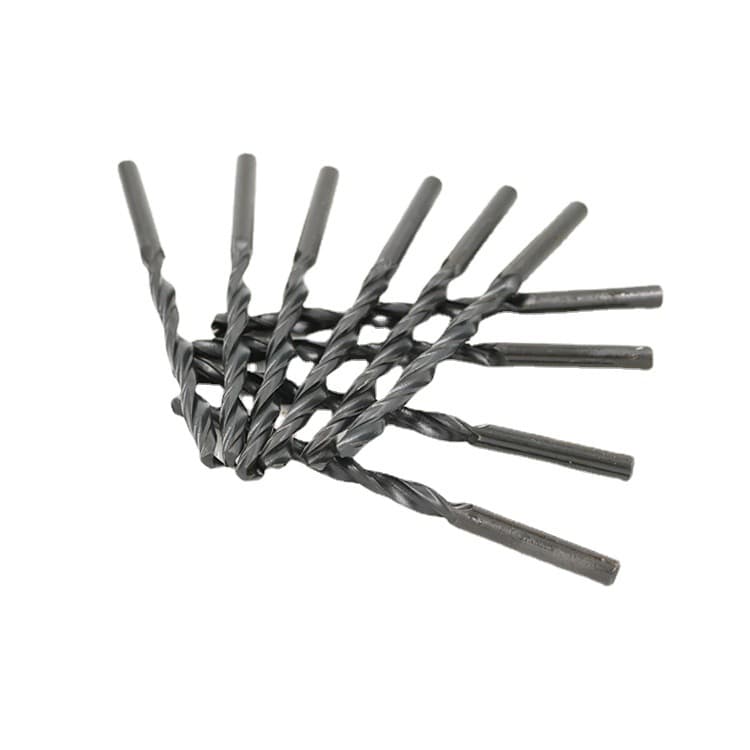Lan Drill Black Twist Drills, Straight Shank Twist Drills for Aluminum, Iron, Woodworking, Plastic, Hand Drills
