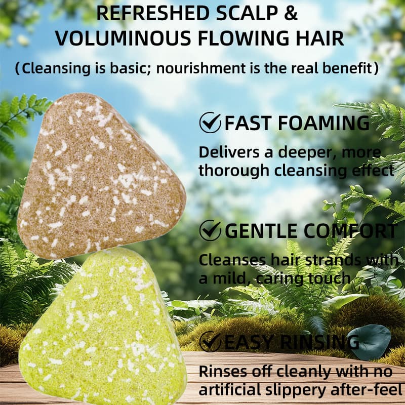 Tk Cross-Border Popular Product: Platycladus Arborvitae Leaf Shampoo Soap, Deep Cleansing Bath Soap, Herbal Polygonum Multiflorum Hair Soap, In Stock