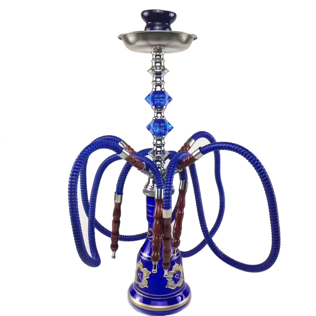 Arabic Hookah Full Set Bar Hookah Pot Medium KTV Double Four Pipe Shisha Hookah