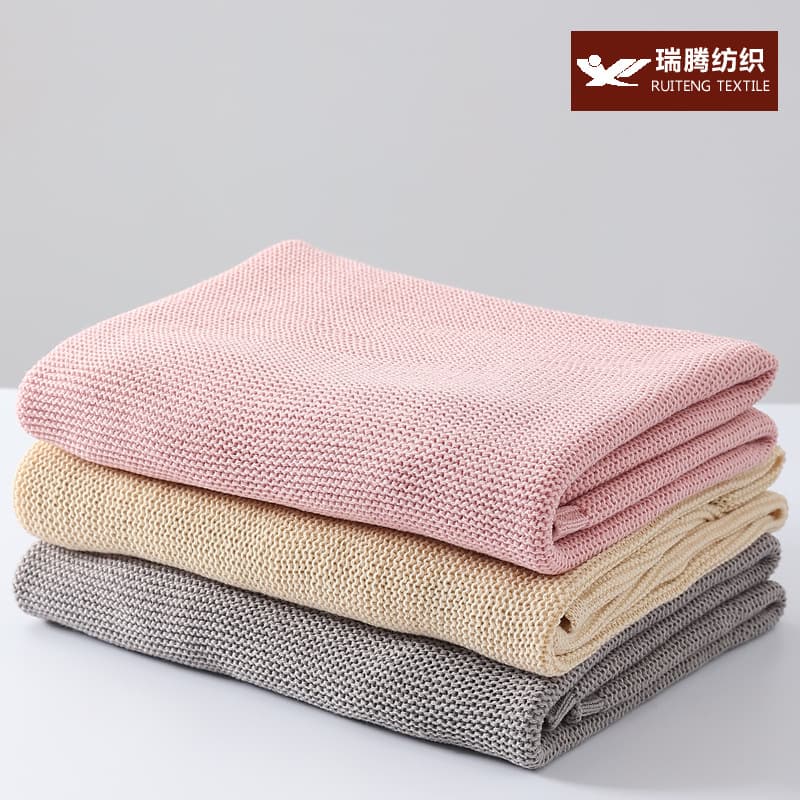 Hot-selling knitted blanket, stroller cover, baby swaddle, children's bed nap soft small blanket, sofa throw blanket, factory wholesale