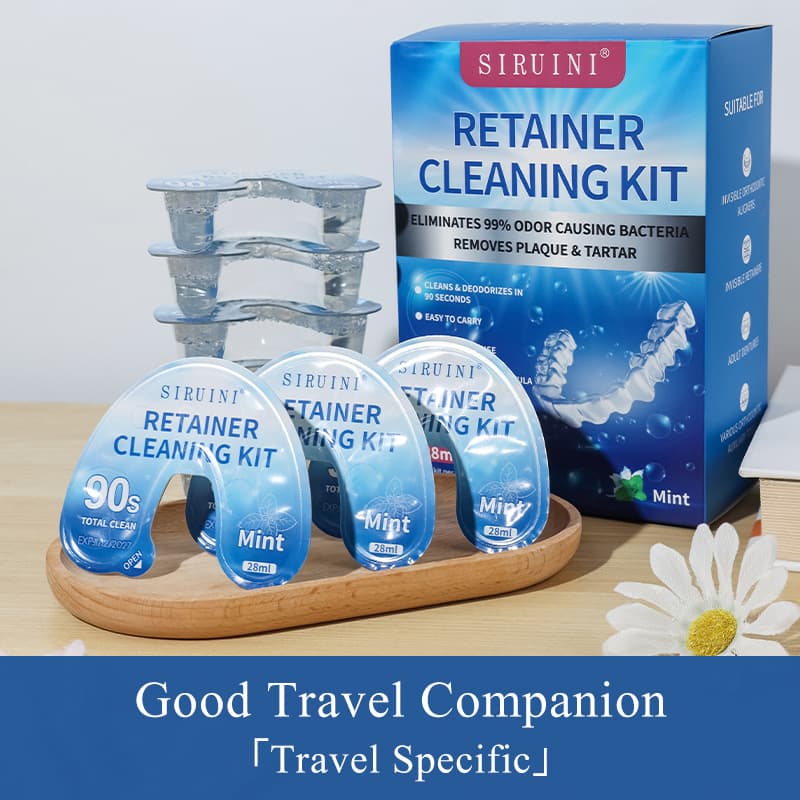Cross-border Orthodontic Aligner Cleaning Solution, Retainer Cleaner, Disposable Denture Cleaning Liquid, Single-Use Cleaning Wholesale