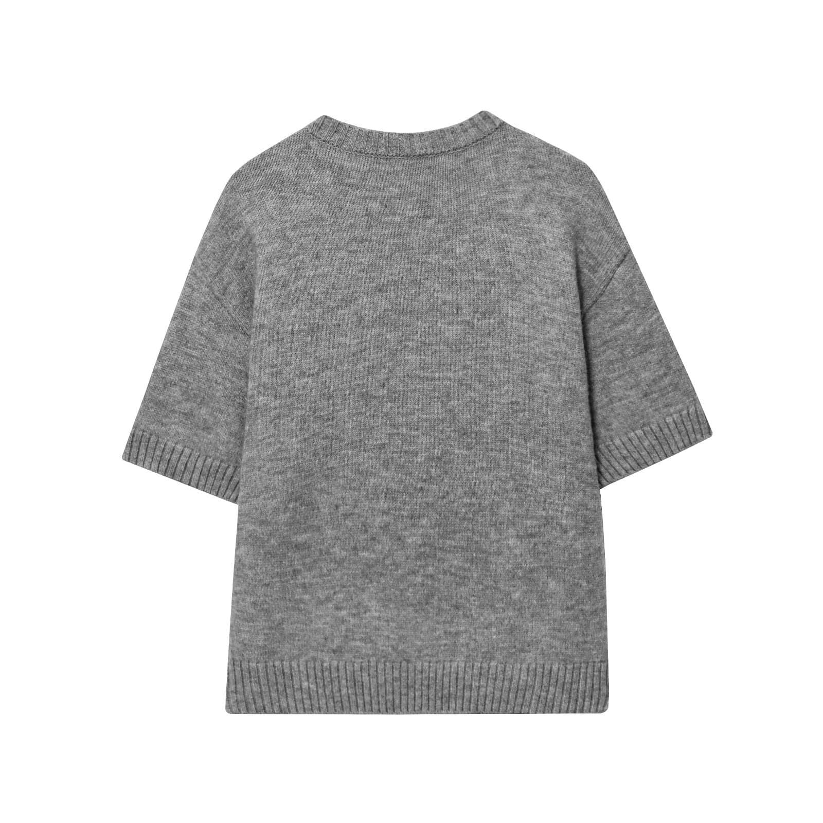 Wholesale New Summer European and American Style French Short-Sleeve Crew Neck Pullover Knit Sweater