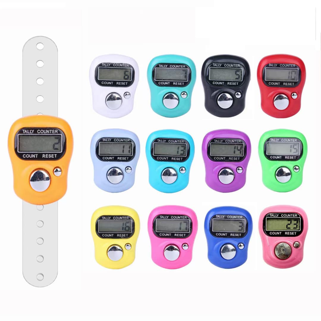 Finger Counter Ring Tally Counter Electronic Counter Mini Finger Ring Counter Export Electronic Counter