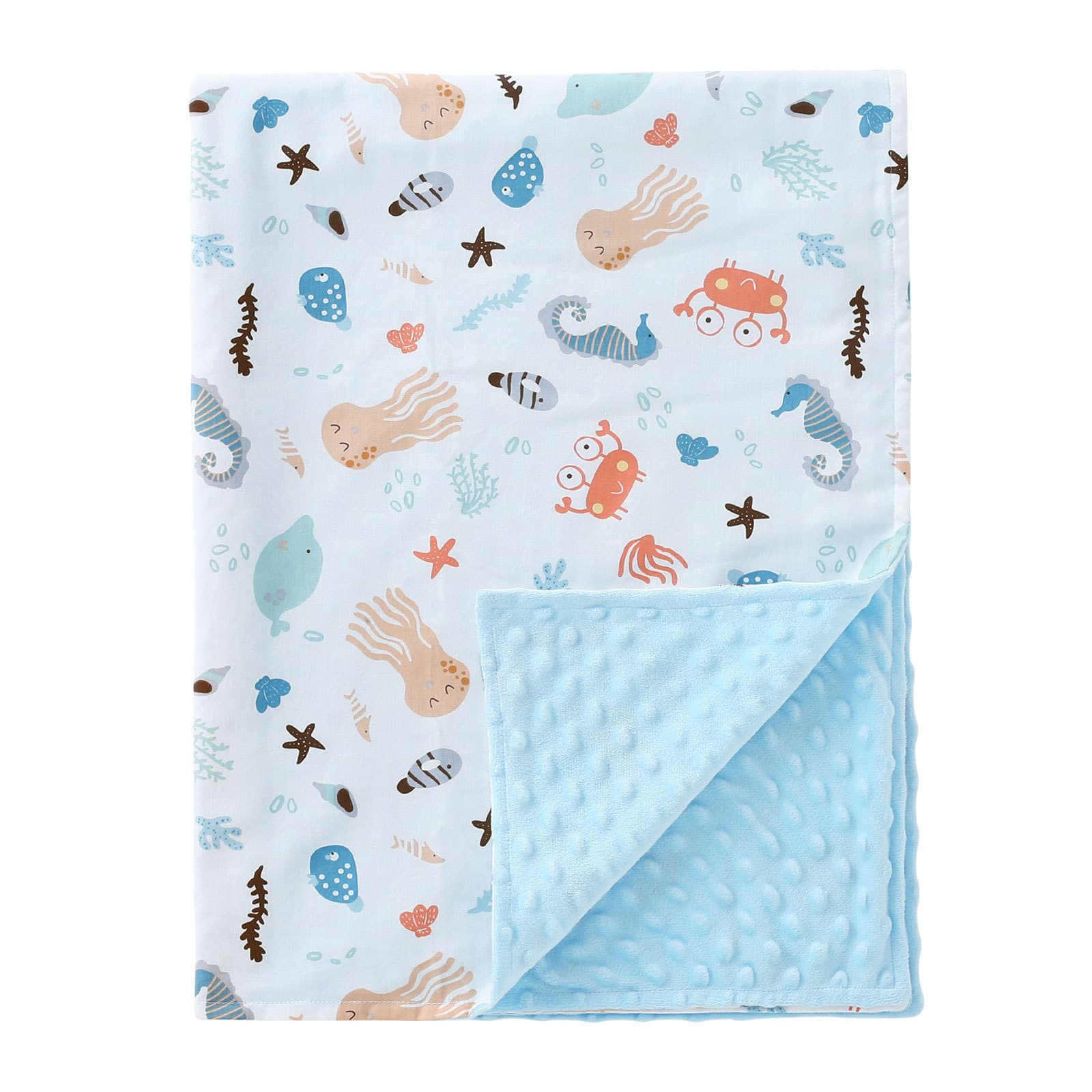 Cross-border Hot Selling Baby Dot Blanket, Soft Comfortable Skin-friendly Spring/Autumn Baby Dot Fleece Air Conditioning Blanket