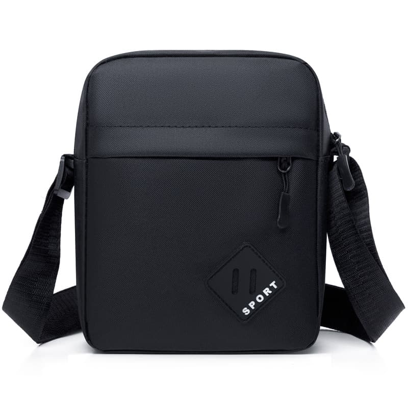 Cross-border crossbody bag new lightweight Oxford cloth business commuter casual men's bag fashion minimalist horizontal/vertical single shoulder bag