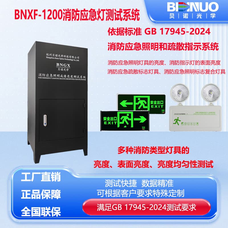 Bnxf-1200 Fire Emergency Light Tester Brightness Tester Surface Brightness Uniformity Tester
