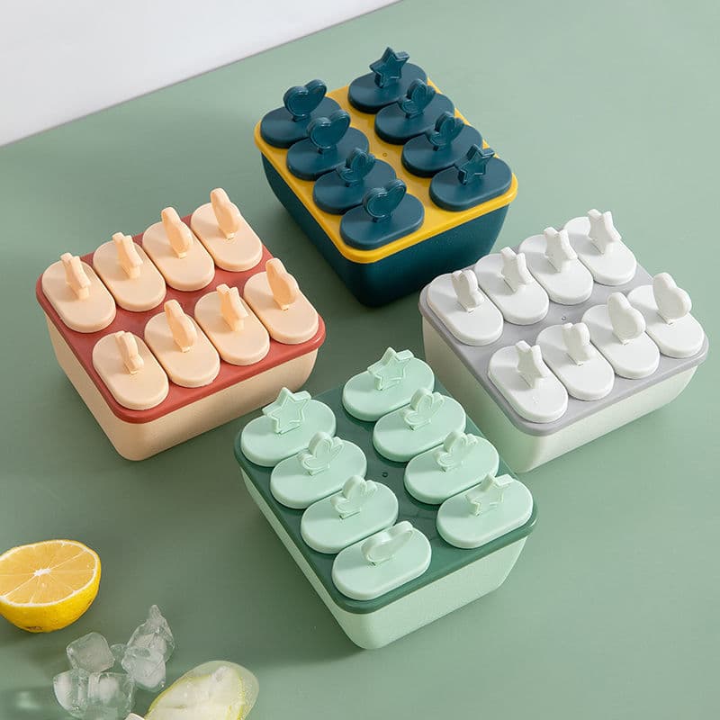 Ice cream molds, children's ice cream mold boxes, household popsicles, ice cubes, ice cream trays