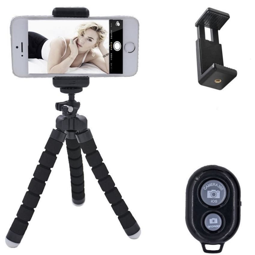 Live Broadcast Photography Sponge Tripod Universal Octopus Phone Holder Cuttlefish Versatile Selfie Device