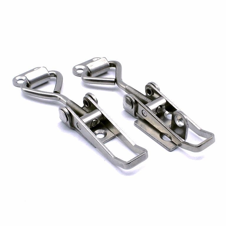 Stainless Steel Clamp Accessories, Adjustable Door Latches, Locking Buckles, and Quick Clamps for Various Uses