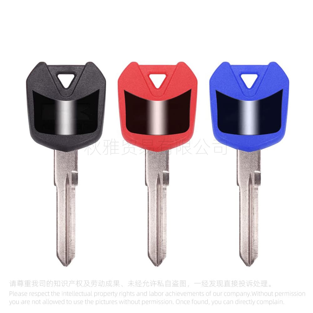 Compatible with Kawasaki Motorcycle Ninja 250 EX300 650 Key Blank/Handle Chip-Ready