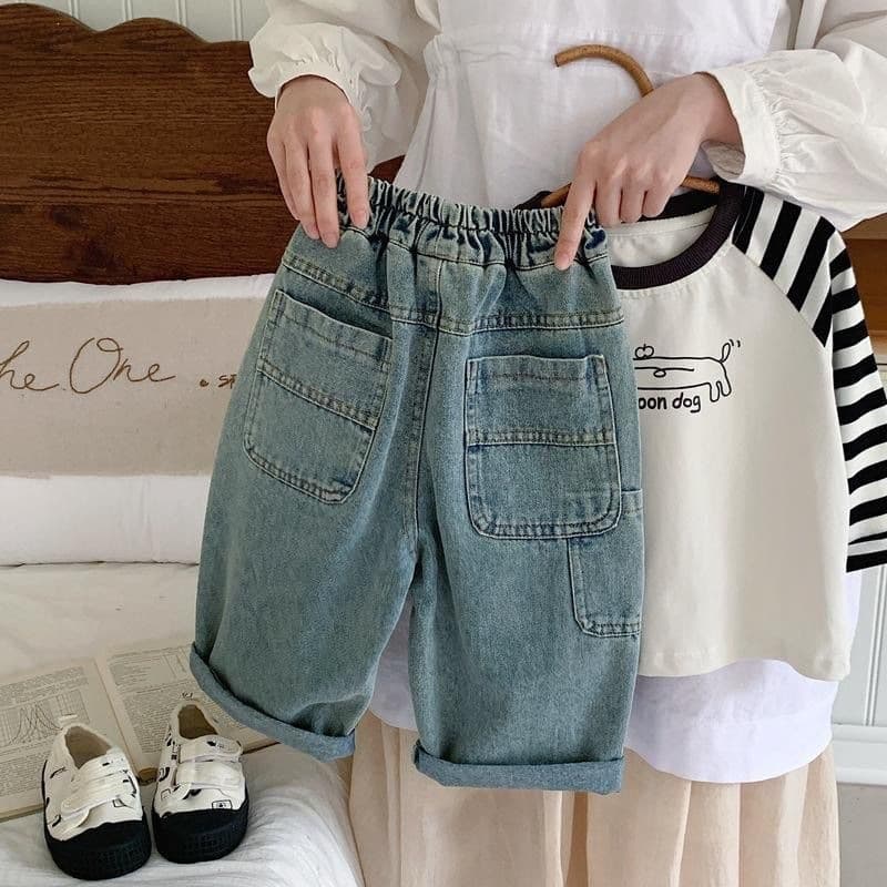 Children's jeans, spring and autumn trousers, new children's spring trousers, loose children's trousers, cool and trendy street trousers