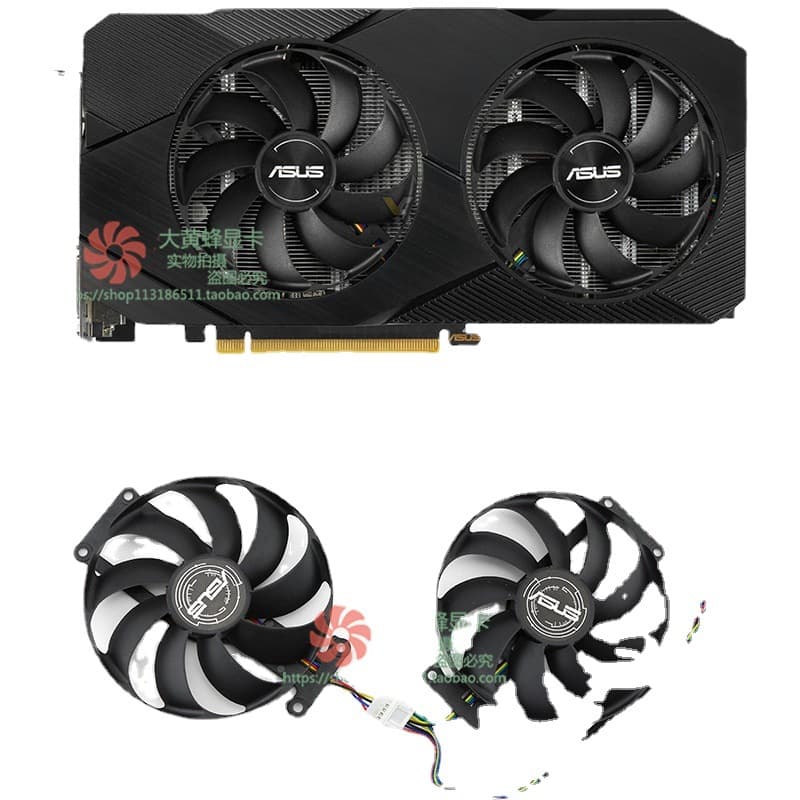 Compatible with ASUS GTX1660 1660ti SUPER RTX 2060 2070 Graphics Card Fan FDC10H12S