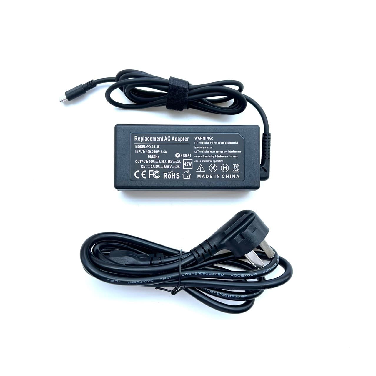 65W Laptop Charger Compatible with Lenovo TYPE-C Dell ASUS Huawei Xiaomi Power Adapter