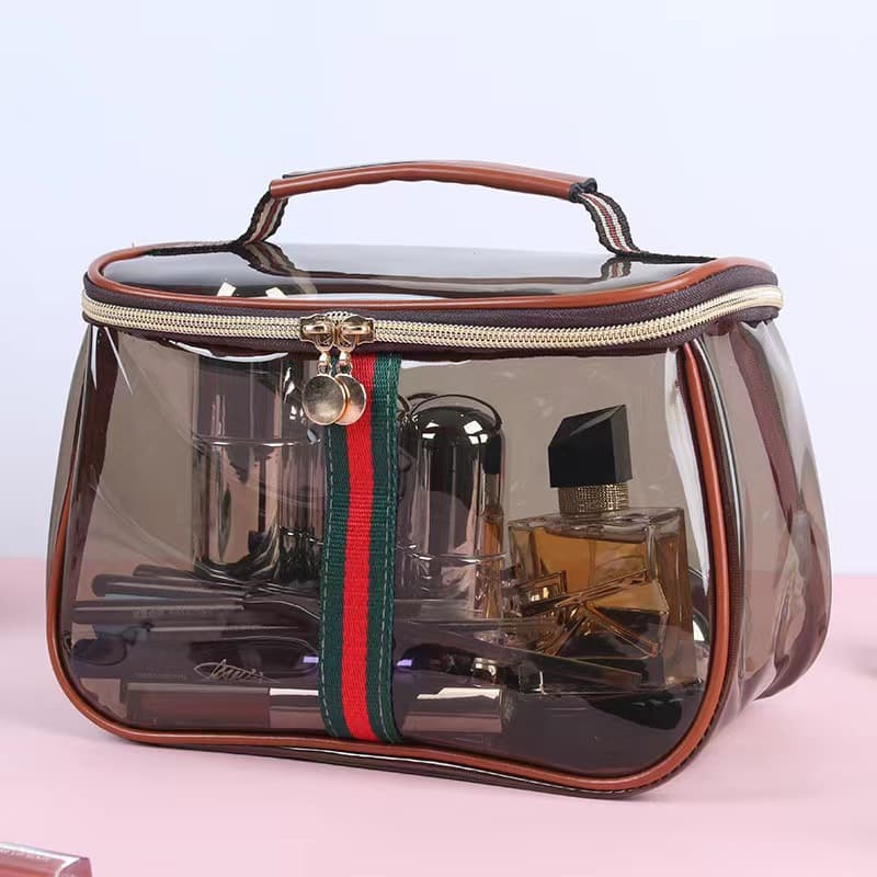 Pu Cosmetic Bag Portable Waterproof Transparent Large Capacity Travel Storage Bag Portable Toiletry Bag Tagi Cosmetic Bag