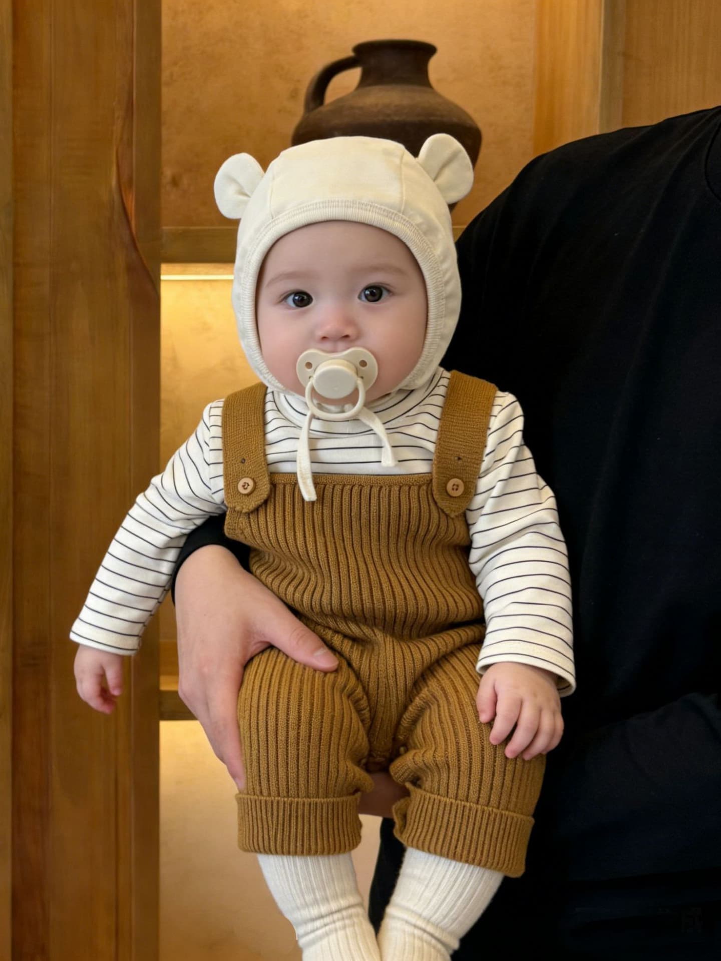 Baby Romper for Spring/Fall, 0-3 Years, Knitted Overalls for Boys and Girls, Adorable Newborn Full-Month Birthday Crawling Suit