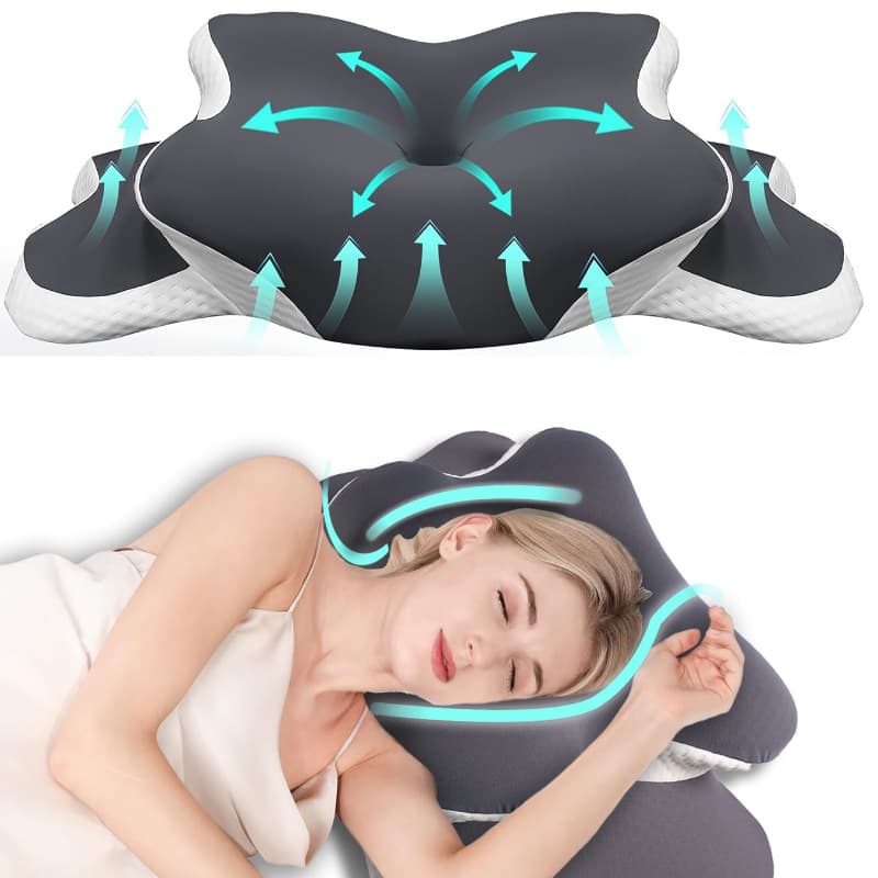 Cross-border Cervical Pillow Memory Foam Pillow Zero Pressure Pillow Pillow Core Class A Non-Collapse Slow Rebound Memory Pillow
