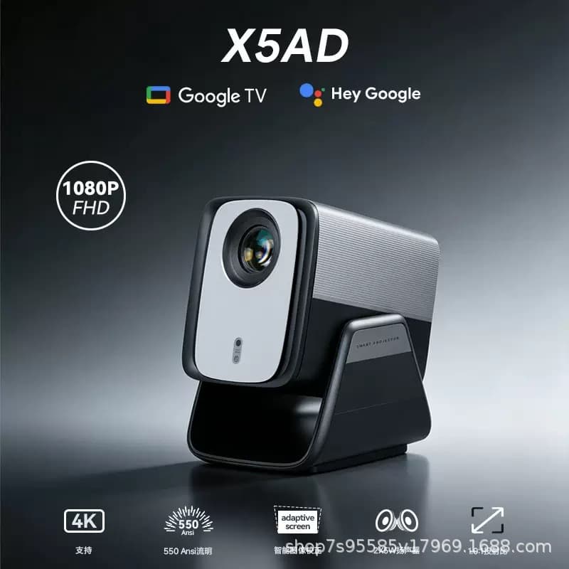 New X5AR Cross-Border Projector Auto Focus Ultra HD 8K Home Smart Portable Projector Factory Wholesale