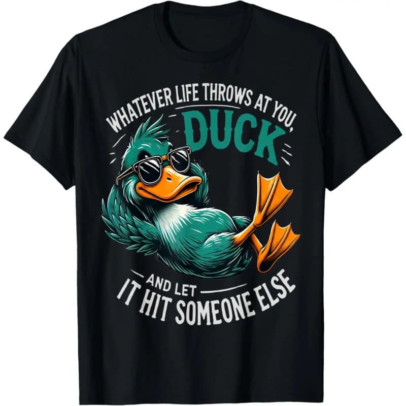 Funny Duck Graphic Tees for Men, Women, and Teens