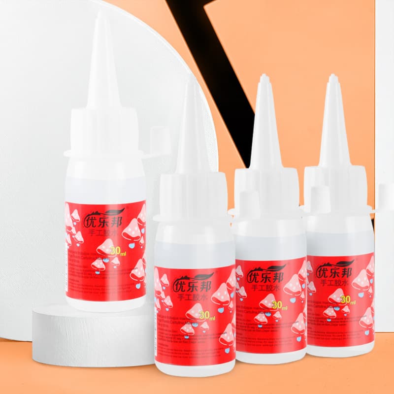 30ML alcohol glue yellow label pink label colorless transparent for photos, jute, wood, fabric, popsicle sticks