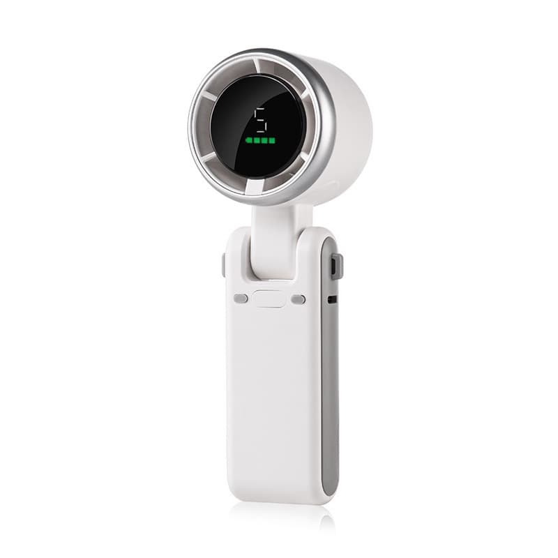 Outdoor Handheld Mini Fan USB Desktop Fan Brushless Motor Neck Hanging Fan Cross-Border Best-Selling Product Plastic Material