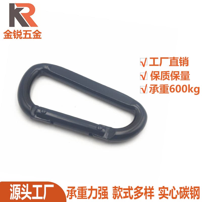Factory direct supply of hardware spring hooks, in-stock carabiners, safety iron hammock and swing hooks, 8D flat hooks, iron buckles.