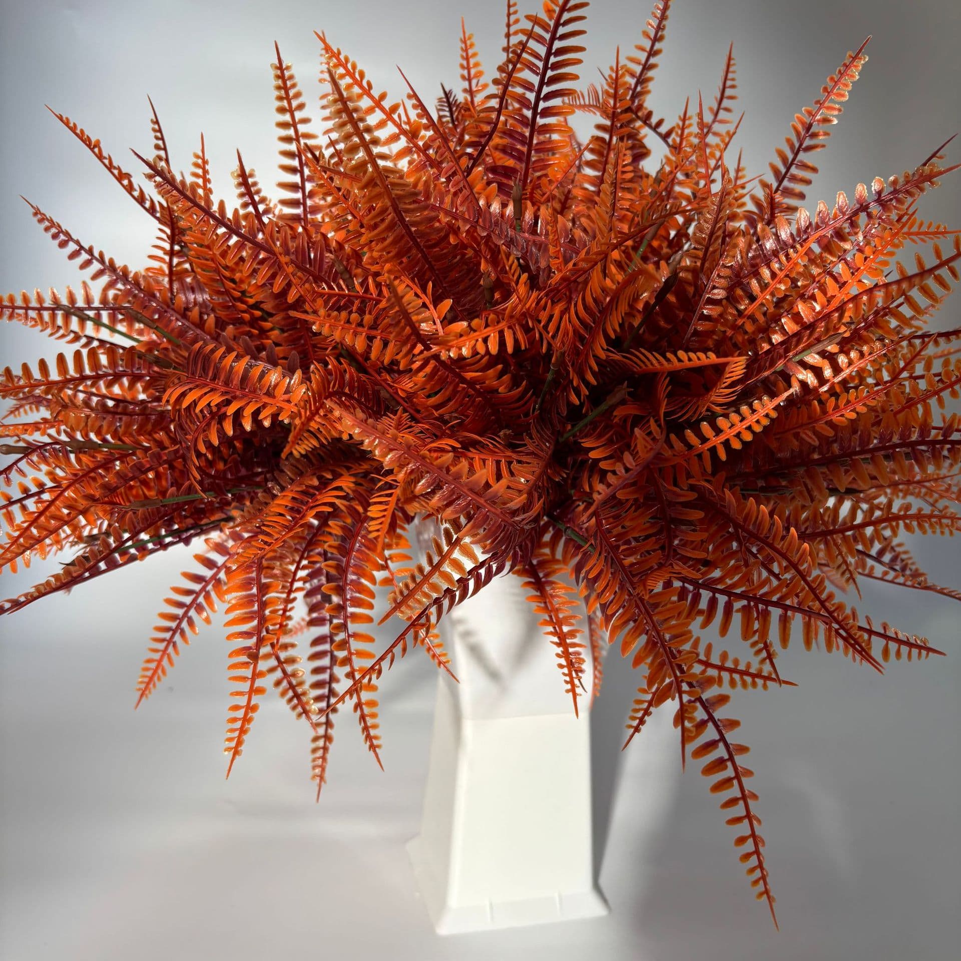 Amazon simulated seven-headed Persian grass artificial green plants plastic water plants plant wall decoration fern flower arrangement water lily