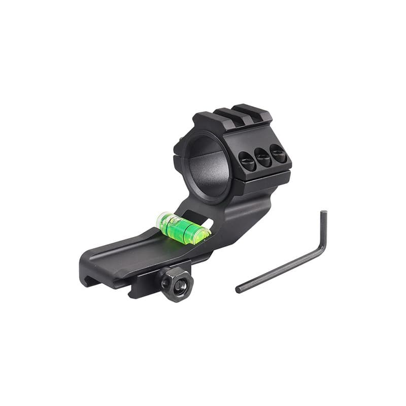 Scope Leveler 21mm Rail Tube Clamp Picatinny Rail Clamp 25.4/30mm Bubble Level Mount Aluminum Alloy Accessory