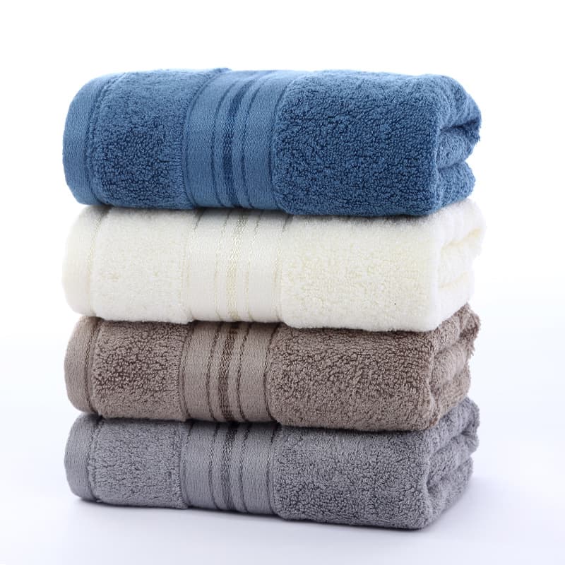Bamboo Fiber Adult Towels, Face Towels, Soft and Thick, Absorbent, Corporate Gifts, Supermarket, Factory, Embroidered, Household Use