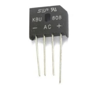 Bridge Rectifier / SEP / KBU808 / KBU-4 / DIP / 8A / 800V