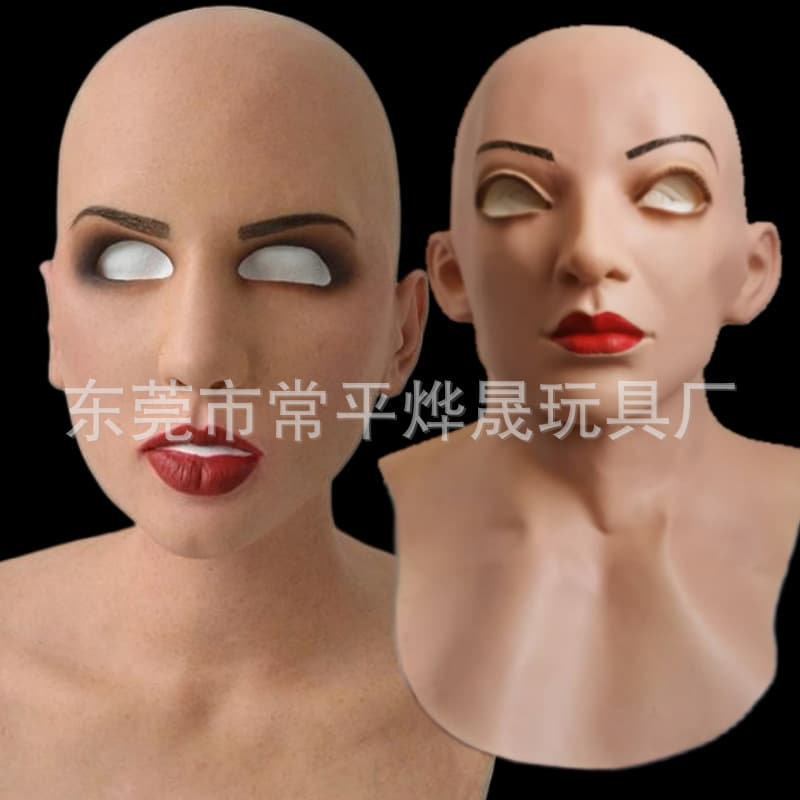Halloween New Arrival In Stock: Female Mask, Male Head Mask, Old Lady Mask, Old Man Mask, Alien Head Mask