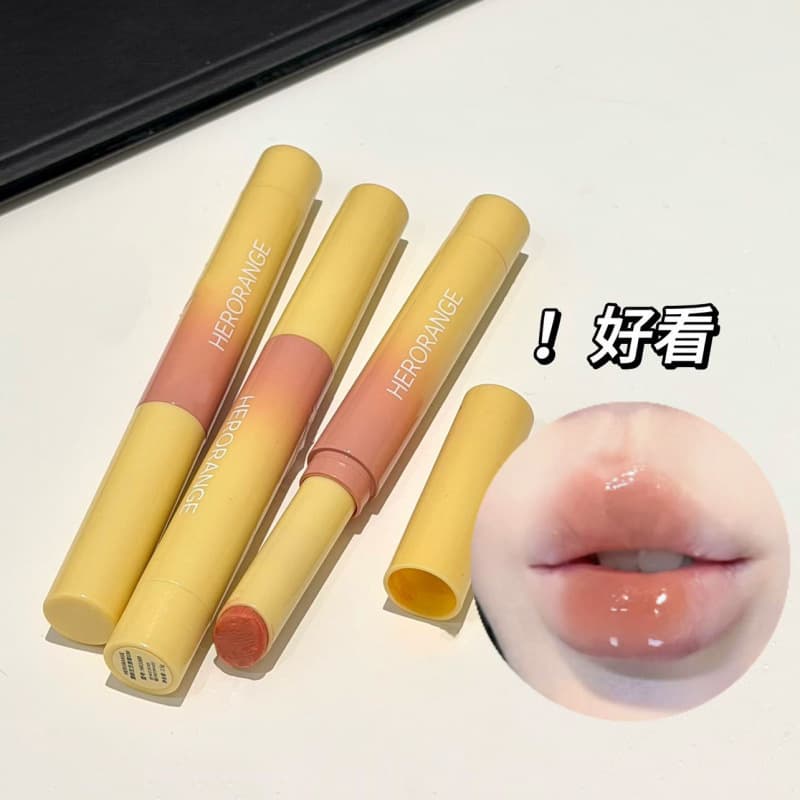 HERORANGE Fresh Zhizhi Lip Gloss Moisturizing Hydrating Mirror Glass Lip No-makeup Whitening Lip Glaze Makeup