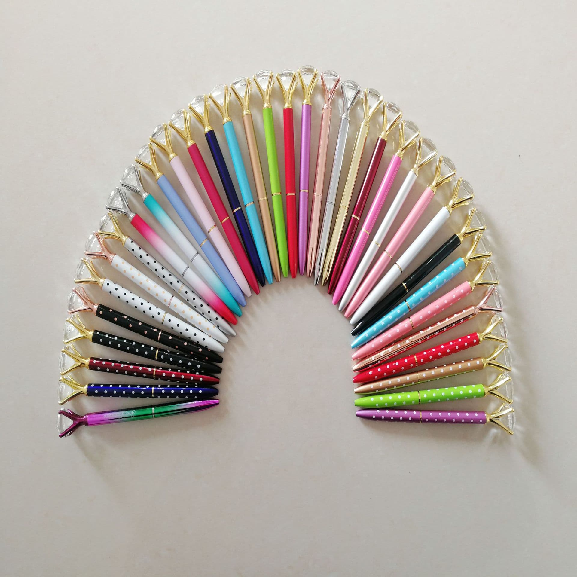 Large Pen Crystal Ballpoint Pen Creative Drill Metal Ballpoint Advertising Gift Office Culture Supplies