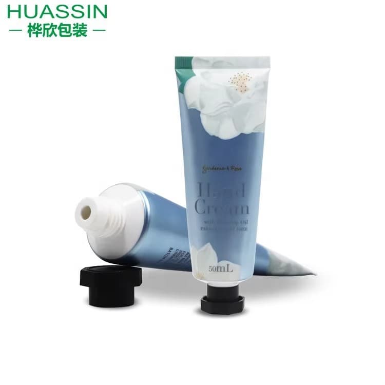 50ml Empty Plastic Tube for Hand Cream, Cosmetic Plastic Packaging for Skincare, Face Cream, Eye Cream, Body Lotion Tube