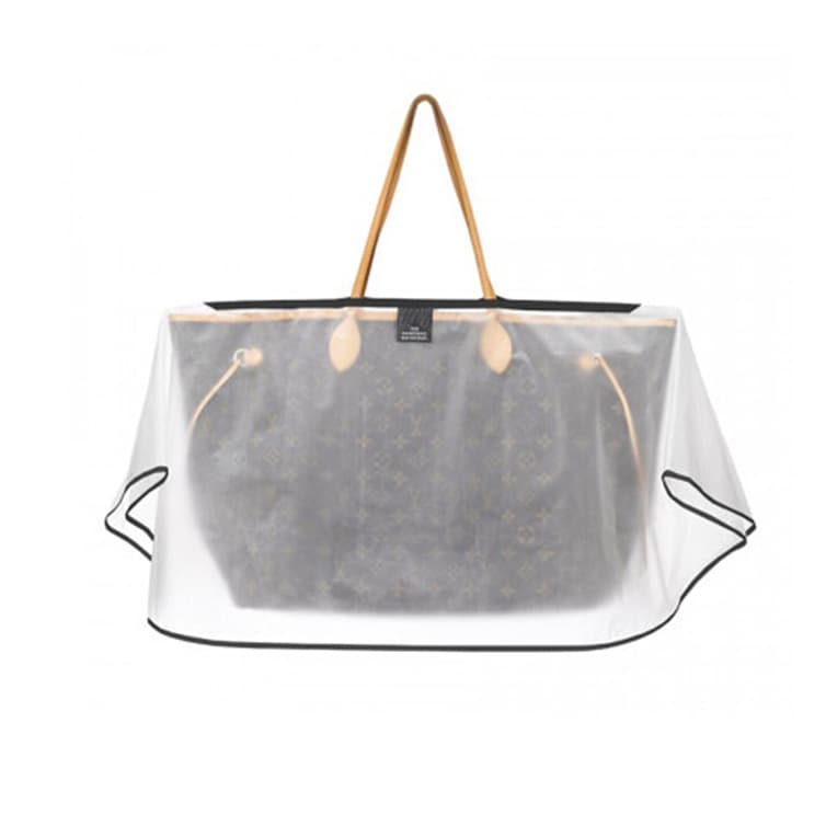 Shopping and Home Handbag, EVA Dustproof Transparent Bag, Raincoat Rainproof Fashionable Waterproof Cover, Custom Logo Printing