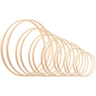 Factory Direct Dreamcatcher Bamboo Ring Flower Lantern Cross Stitch Hoop Tool Round Bamboo Embroidery Hoop Frame Handmade Disc