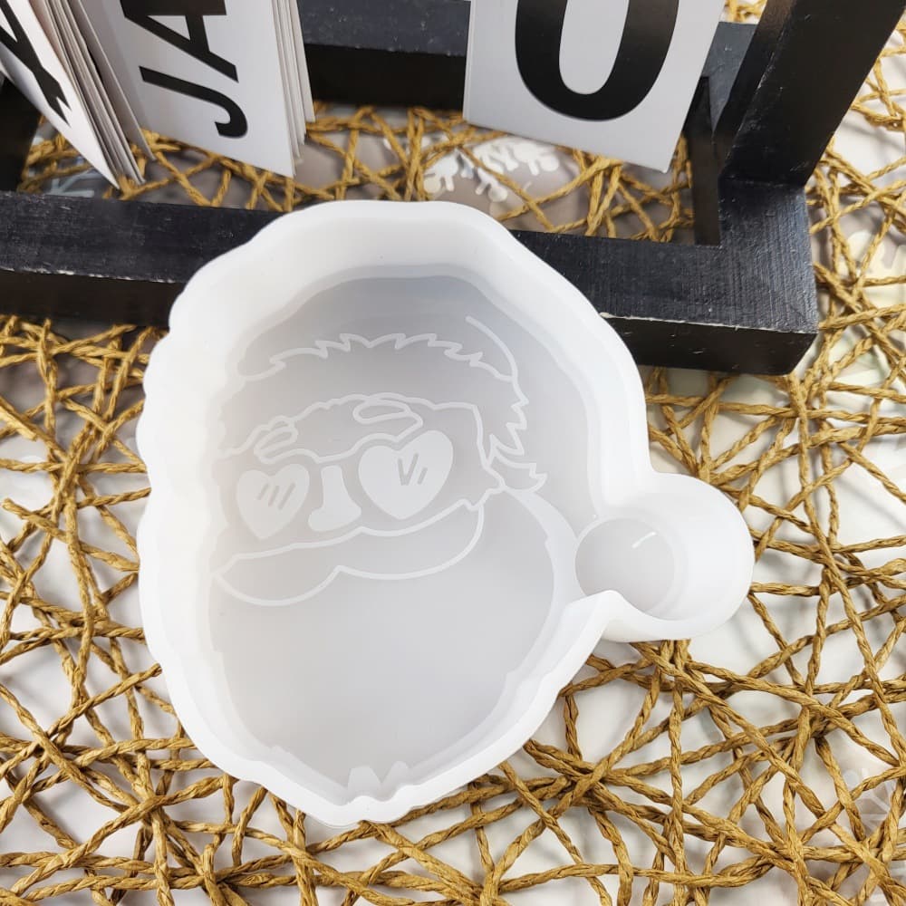 Z0156 Santa Claus Aroma Mold Crystal Epoxy Silicone Mold DIY Decoration Silicone Mold