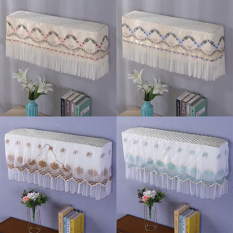 Air conditioner dust cover for startup without removal, full-coverage wall-mounted indoor unit cover for Midea and Gree air conditioners.